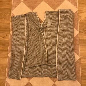 Max Studio - Herringbone Patterned Poncho